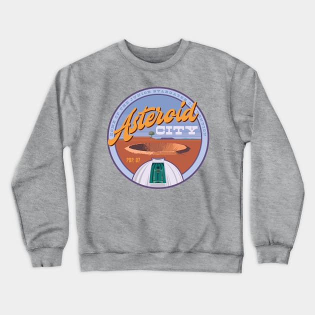 Asteroid City Crewneck Sweatshirt by MindsparkCreative